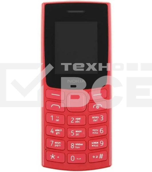 Мобильный телефон Nokia 106 TA-1564 DS EAC1 красный