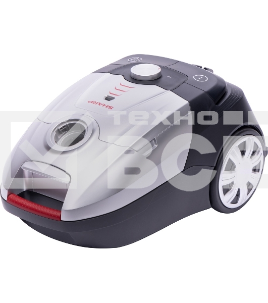 Пылесос Sharp EC-JB19R-S серебристый, 350/1900 Вт, уборка сухая, пылесборник мешок, 2,3 л