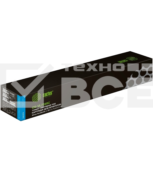 Картридж лазерный Cactus CS-VL7020C 106R03748 голубой (16500стр.) для Xerox VersaLink C7020/C7025/C7030