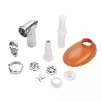 Мясорубка электрическая Kitfort КТ-2113-1 1000Вт белый/оранжевый, фото2