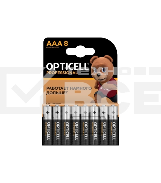 Батарея Opticell Professional AAA AAA (8шт) блистер