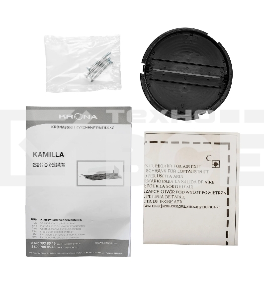 Вытяжка Krona Kamilla 600 GLASS WH