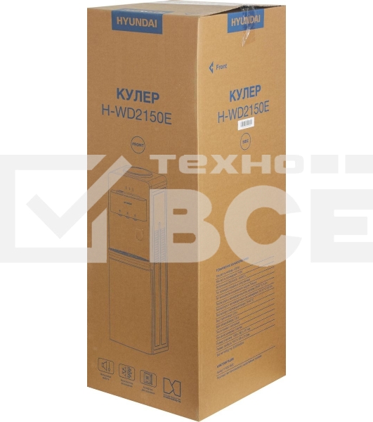 Кулер Hyundai H-WD2150E напольный электронный белый