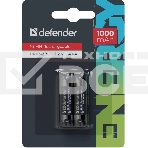 Аккумуляторная батарея Defender HR03-2BL 1000 mAh ААА, Ni-MH, блистер, 2 шт., фото 1
