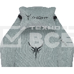 Кресло игровое Knight N1 Fabric серо-голубой Light-28 с подголов. крестовина металл, фото24