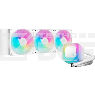 Система водяного охлаждения Deepcool LE360 WH V2 ARGB белый 120мм алюминий+медь 2100rpm 31.6db 4-pin 300W