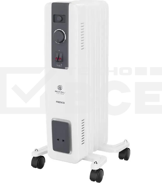 Радиатор масляный Royal Clima ROR-FR7-1500M 1500Вт белый/черный