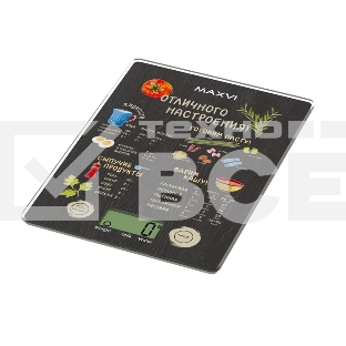 Весы кухонные MAXVI KS141G черный