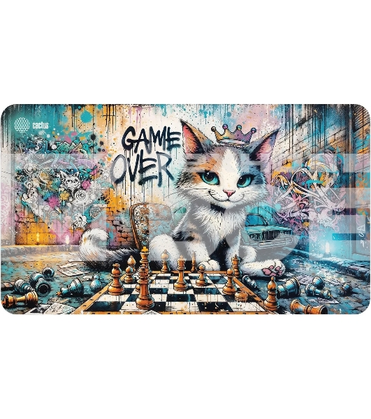 Коврик для мыши Cactus Game Over 700x400x4мм (CS-MP-COR01XLL)