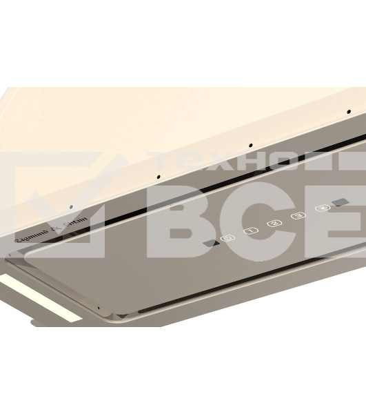 Вытяжка встраиваемая Zigmund & Shtain K 014.7 X бежевый, 72 см, 1100 куб. м/ч, 62 дБ