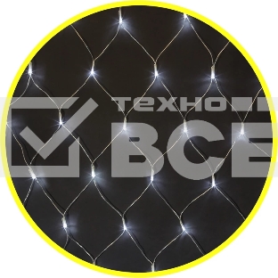 Гирлянда Navigator NGF-N01-240CW-12-2x2m-230-TR-IP20