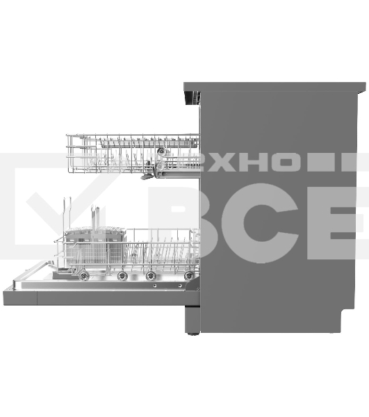 Посудомоечная машина ARDO DTH1362S2, серебристый, 59.8 см, 13 компл., 49 дБ, класс: А++