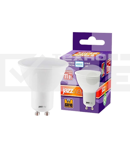 Лампа светодиодная PLED- SP GU10 11Вт 4000К-E JazzWay 5019485