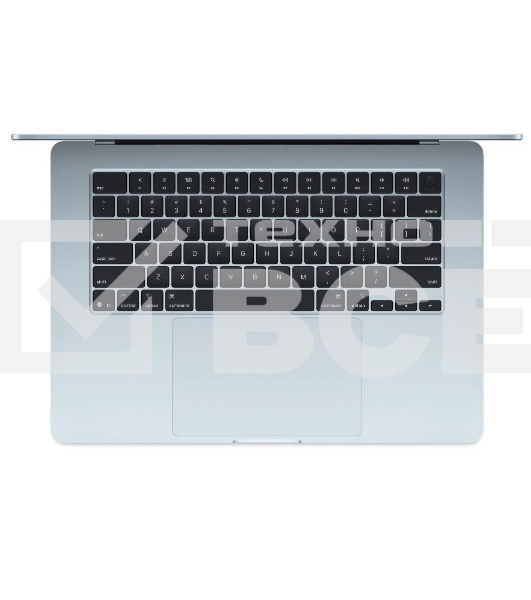 Ноутбук Apple MacBook Air 15-inch 2025 [MC7C4ZA/A] (КЛАВ.РУС.ГРАВ.) Sky Blue 15.3