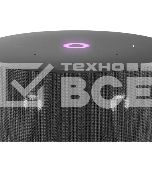 Умная колонка Яндекс Станция Мини 3, 12Вт, компактная, 1 динамик, часы, управление умным домом, Wi-Fi, Bluetooth 5.0, Алиса, черный