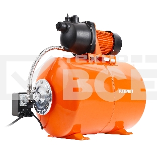 Насосная станция PATRIOT PW 1200-50 P, пластик, 50 л, 1200 вт.