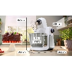 Кухонная машина Bosch MUMS6EW00 планетар.вращ. 1600Вт белый, фото9