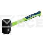 Киянка резиновая Сибртех 450 г, черная резина, фибергласовая рукоятка, фото2