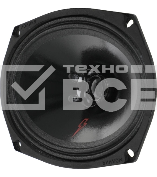 Колонки автомобильные Ural Молния АС-МЛ69 (без решетки) 200Вт 94дБ 4Ом 15x23см (6x9дюйм) (ком.:2кол.) широкополосные однополосные