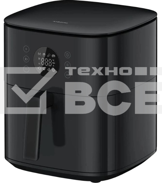 Аэрогриль Xiaomi Smart Air Fryer BHR083NEU черный, 1700 Вт, 6.5 л, сенсор, 7 программ
