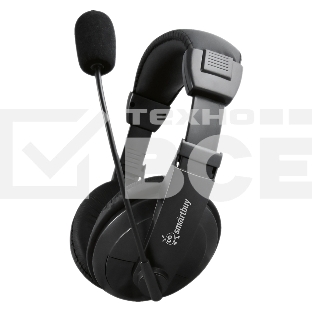 Гарнитура SmartBuy COMMANDO чёрный, проводная, 3.5 мм