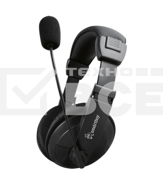 Гарнитура SmartBuy COMMANDO чёрный, проводная, 3.5 мм