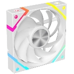 Вентилятор для корпуса Eurocase EU-FN120ARGB_12 WH YH1225 White,120 ARGB fan 3pin+AURA 5V3pin female and male connector with brown box,3pcs in big bro, фото 1