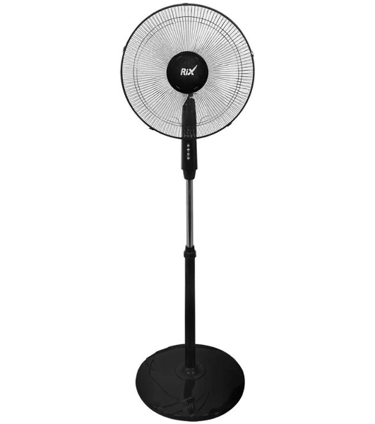 Вентилятор Rix RSF-4500R чёрный, напольный, 45 Вт, 3 скорости, 36 см