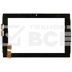 Сенсорное стекло (тачскрин) для Asus Eee Pad Slider SL101, черное с рамкой, фото 1