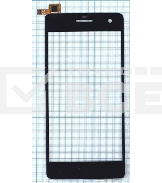 Сенсорное стекло (тачскрин) для Micromax Canvas Knight A350, черное