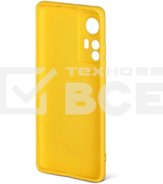 Чехол (клип-кейс) DF xiCase-63 для Xiaomi 12/12X желтый