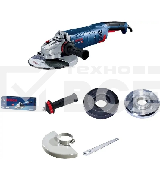 Угловая шлифовальная машина Bosch GWS 24-230 JZ 6500об/мин рез.шпин.:M14 d=230мм (06018C3300)