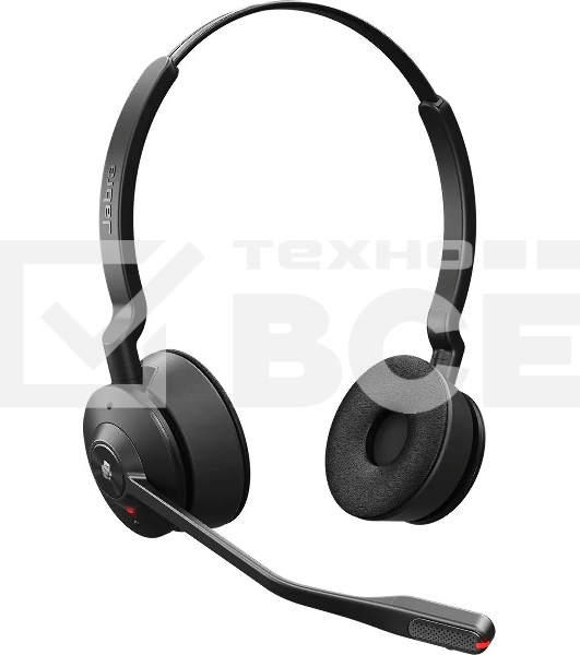 Наушники с микрофоном Jabra 55 черный накладные Radio оголовье (9559-450-111)