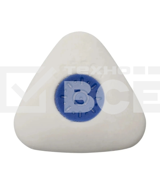 Ластик Silwerhof Trio 181152 треугольный 40х40х10мм каучук термопластичный белый пластиковая сердцевина