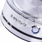 Чайник электрический Endever Skyline KR-345G стальной/черный, 2200 Вт, 1,8 л, сталь/стекло, 12 шт/уп., фото5