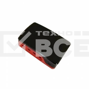 Корпус ACD RA602 Red+Black ABS Case for Raspberry 4B