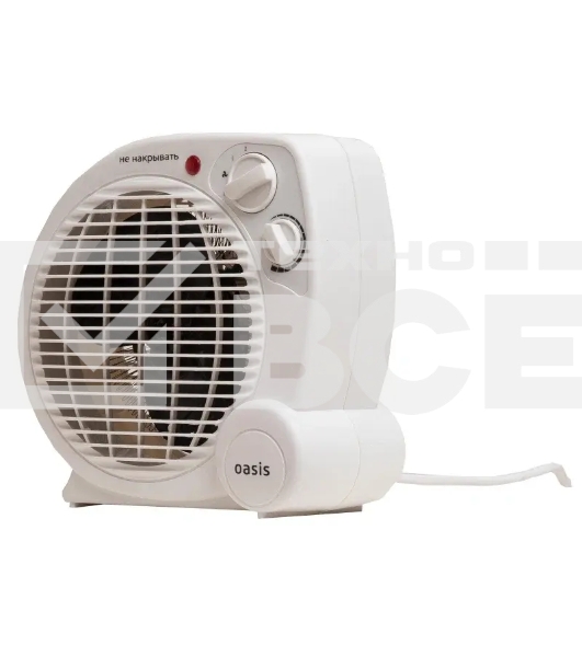 Тепловентилятор Oasis SG-20R (F) белый, 2000 Вт, 20 м2