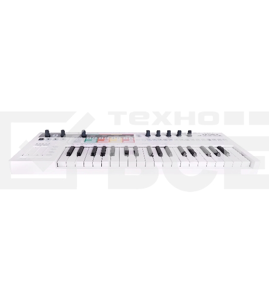 Клавиатура MIDI [430211] Arturia [KeyStep Pro] 37 клавиш, 4-дорожечный секвенсор до 64 шагов, 4 группы разъемов для работы с аналоговым оборудованием и модулями, 24-частный секвенсор ударных, арпеджиатор, разъемы MIDI In/Out, Sync In/Out, CV/Gate Outs