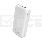 Портативный аккумулятор MORE CHOICE (4620202552938) PB25-20 20000mAh 2USB+Type-C+1micro USB 2.0A, белый, фото3