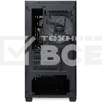 Компьютерный корпус без блока питания HSPD M321, Mesh Mini-tower, черный, slide TG, 0.45 SPCC, 2x140мм ARGb+1x120мм ARGb mATX, mITX 160/340/184мм 2x2.5