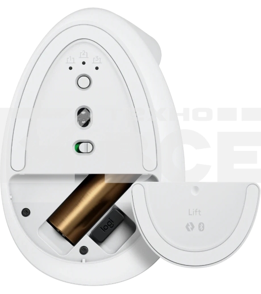 Мышь беспроводная Logitech Lift Vertical Ergonomic белый/PALE GREY (4000dpi 6but) (910-006480)