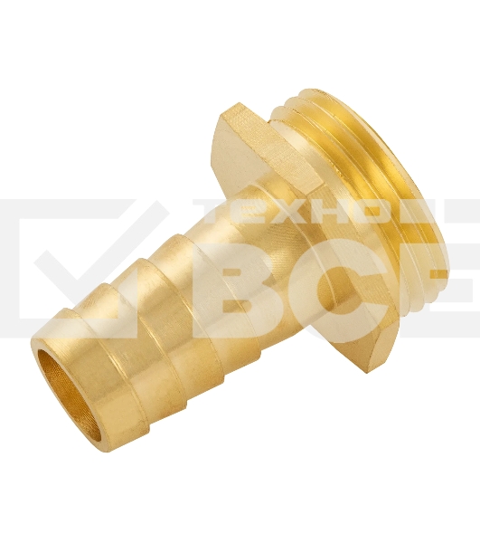 Штуцер для шланга Denzel 3/4' с наружной резьбой G1'