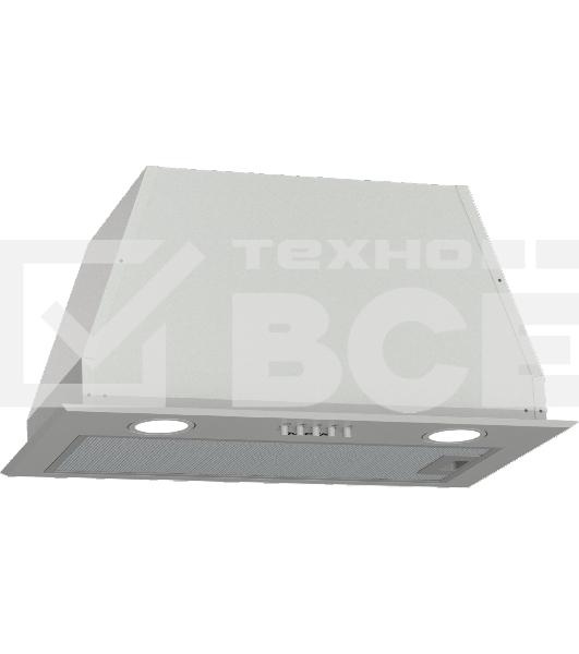 Вытяжка встраиваемая Gorenje BHI526E6X нержавеющая сталь, 52 см, 677 куб. м/ч, 61 дБ