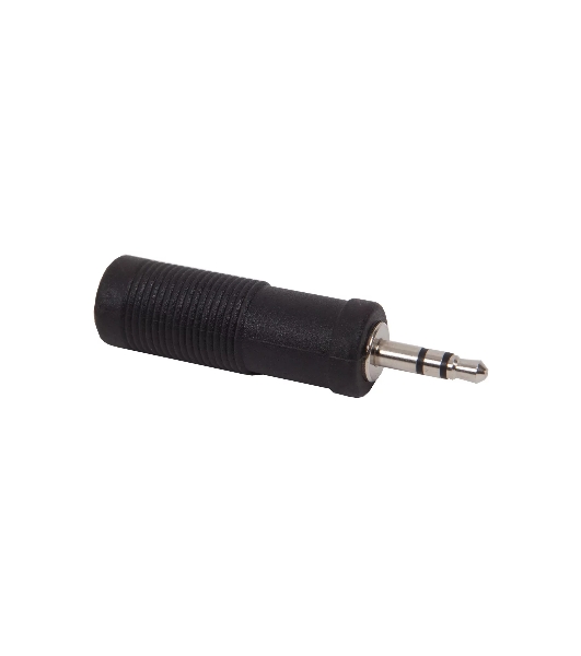 Переходник стерео JACK 1/4'(F)- стерео JACK 1/8'(M) FORCE CFA-051 пластик черного цвета
