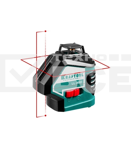 Уровни лазерные KRAFTOOL 34645-4  ''ll360-4'' 360 градусов 20м / 70м детектор