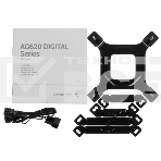 Кулер для процессора DEEPCOOL AG620 DIGITAL серебристый/черный, 120 мм, алюминий/медь, 1950 об/мин, 29.4 дБ, 4 pin, 260 Вт, 161 мм, фото4
