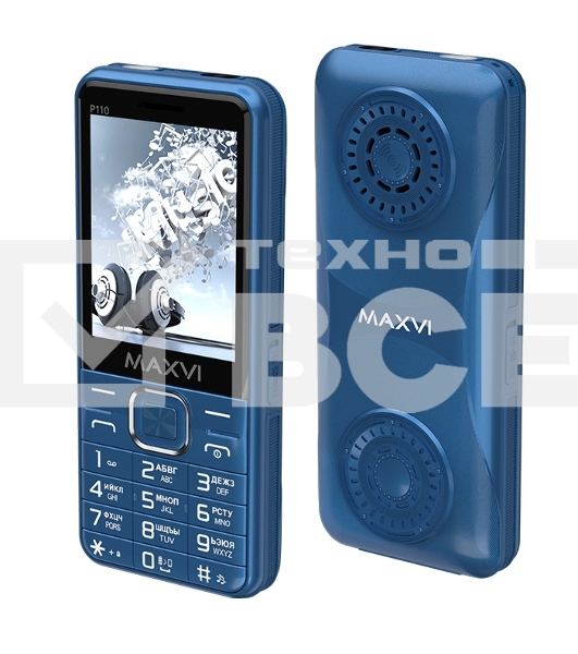 Мобильный телефон Maxvi P110 маренго