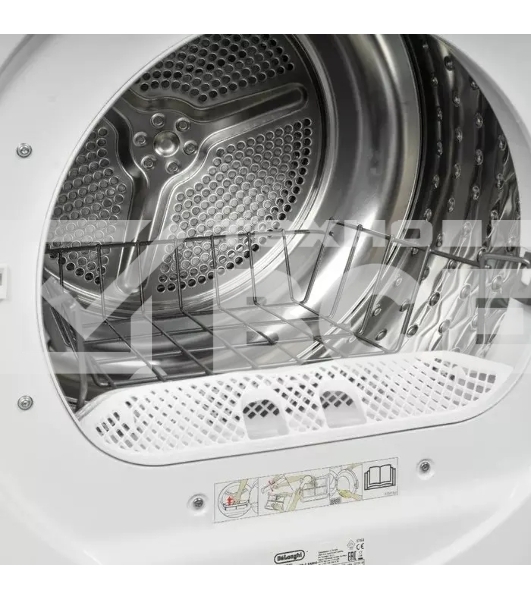 Сушильная машина DeLonghi DTD 8105 C FABIO белый, 8 кг, сушка - конденсационная, программ - 15, 59.6 x 84.5 x 56.3 см