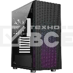 Корпус Azza Celesta F черный без БП ATX 5x120mm 5x140mm 2xUSB2.0 1xUSB3.0 audio bott PSU, фото 1