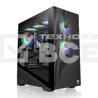 Компьютерный корпус Thermaltake Divider 370 TG ARGB/Black CA-1S4-00M1WN-00 /Win/SPCC/Tempered Glass*1/120mm ARGB PWM Fan*3
